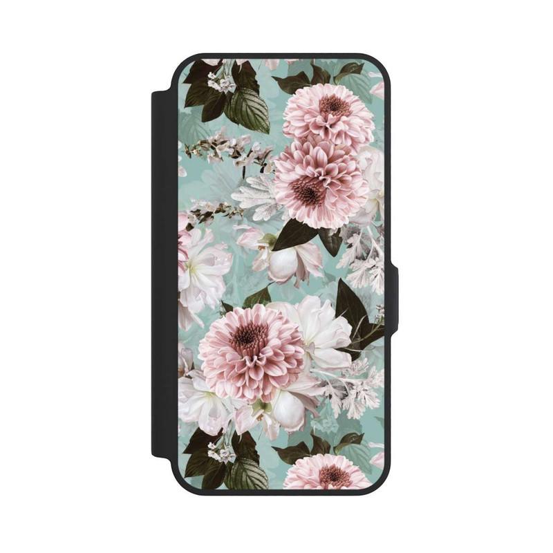 Galaxy A57 5G NIVOflip Flower Wallpaper Baroque Blue