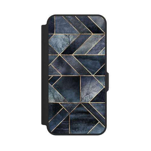 Samsung Galaxy A57 5G NIVOflip Abstraktes Natur-Dunkelblau