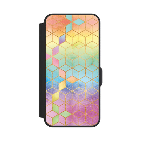 Samsung Galaxy A57 5G NIVOflip Cubes Arcs-en-ciel