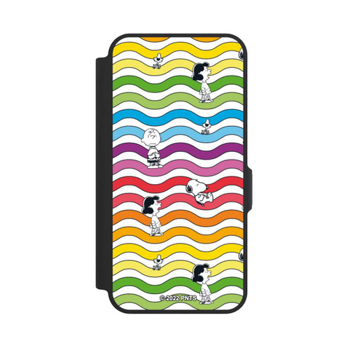 Samsung Galaxy A57 5G NIVOflip Snoopy Pattern Rainbow