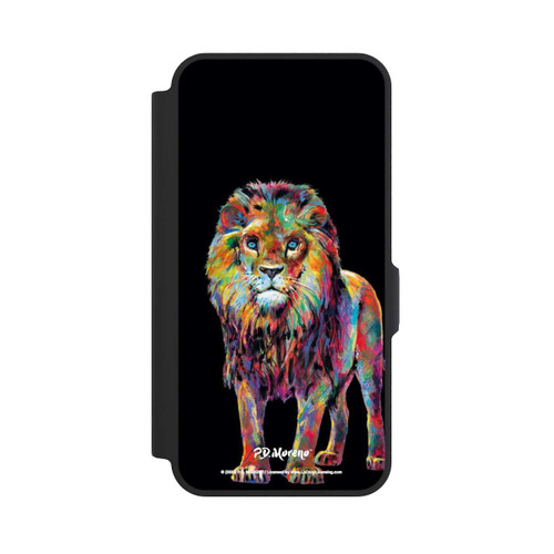 Samsung Galaxy A57 5G NIVOflip Löwe Bunte Kunst von P.D. Moreno