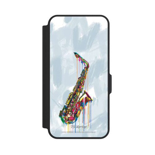 Samsung Galaxy A57 5G NIVOflip Saxophone Art By P.D. Moreno