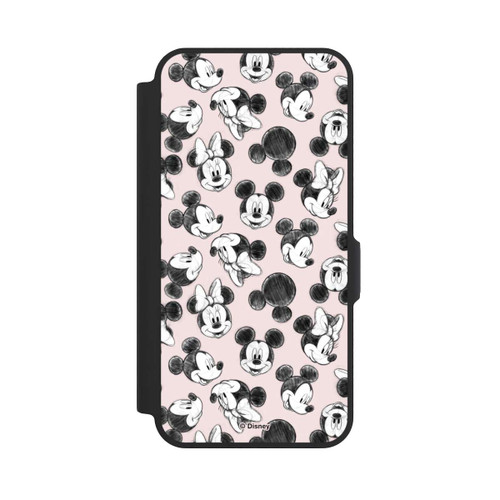 Samsung Galaxy A57 5G NIVOflip Minnie &amp; Mickey Many Faces Pink