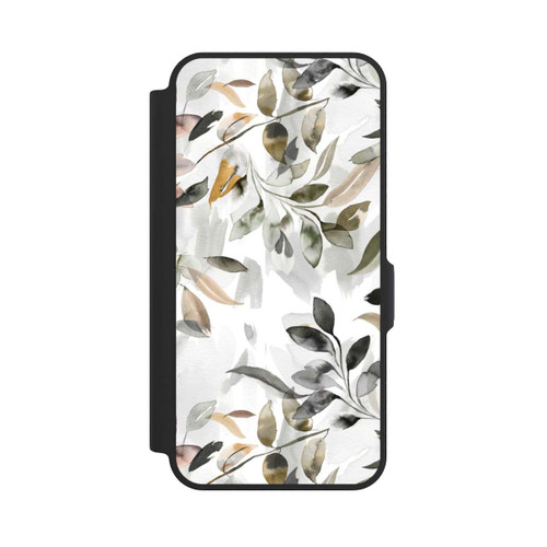 Samsung Galaxy A57 5G NIVOflip Feuilles neutres à l’aquarelle
