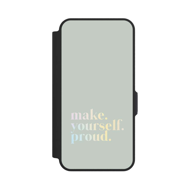 Galaxy A57 5G NIVOflip Make Yourself Proud Citation - Menthe et dégradé