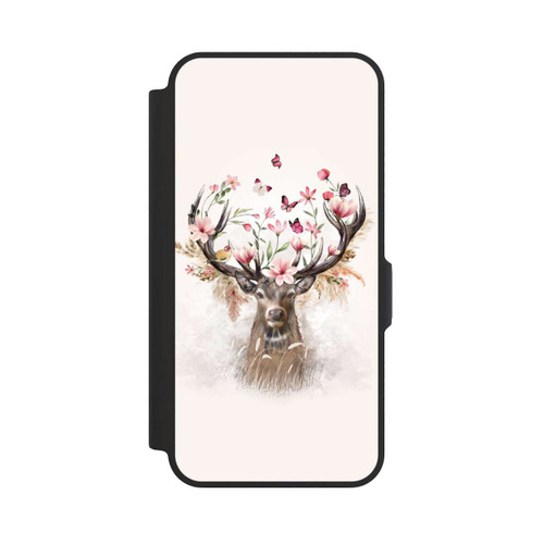 Samsung Galaxy A57 5G NIVOflip Deer Flowers Antlers
