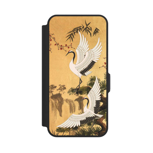Samsung Galaxy A57 5G NIVOflip Cranes Gold Japan 2
