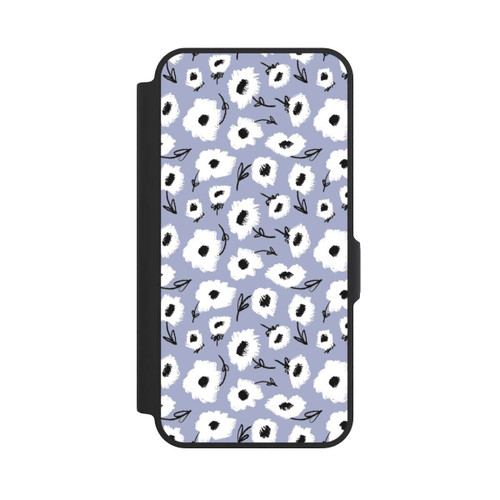 Samsung Galaxy A57 5G NIVOflip Pattern Fleurs Lilas