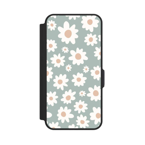 Samsung Galaxy A57 5G NIVOflip Daisy Flower Seamless Pattern Green