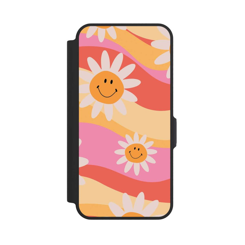 Galaxy A57 5G NIVOflip Retro Smiles Orange Colorful
