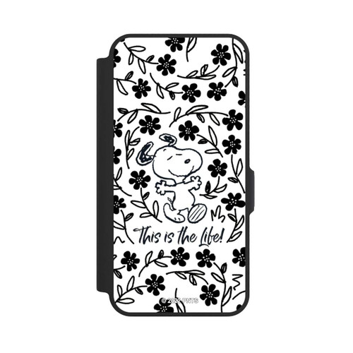Samsung Galaxy A57 5G NIVOflip Snoopy Black and White This Is The Life