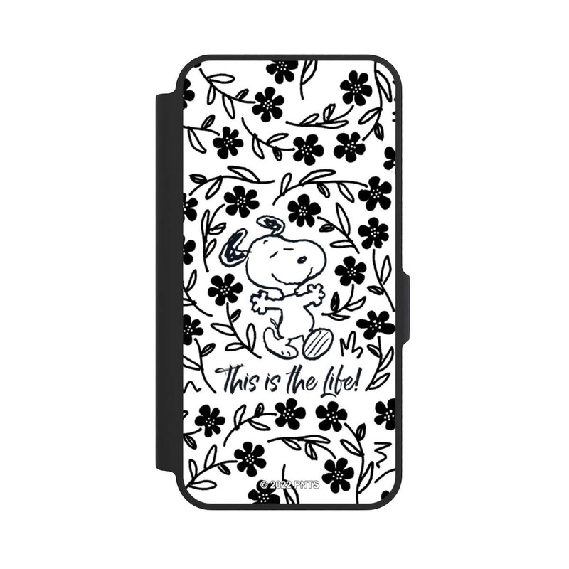 Galaxy A57 5G NIVOflip Snoopy Black and White This Is The Life