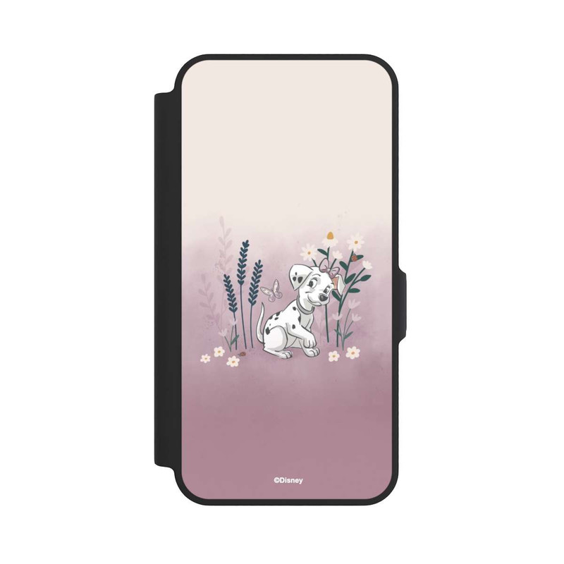 Galaxy A57 5G NIVOflip Les 101 Dalmatiens avec des fleurs