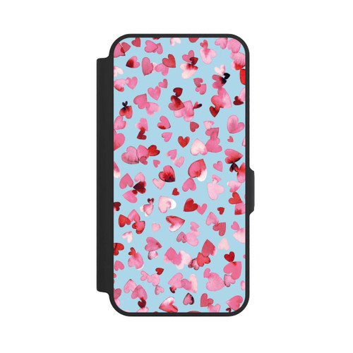 Samsung Galaxy A57 5G NIVOflip Saint Valentin Amour Coeurs Rose Bleu