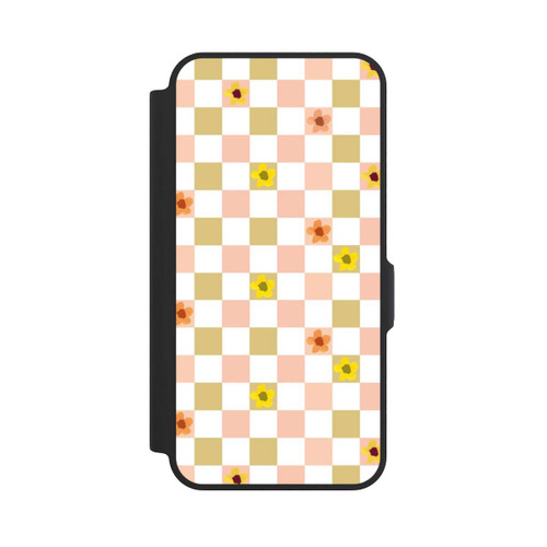 Samsung Galaxy A57 5G NIVOflip Chèques Fleurs Pastel Nostalgiques