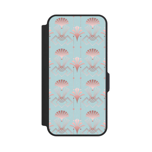 Samsung Galaxy A57 5G NIVOflip Art Deco Rose Gold Elegance Blue