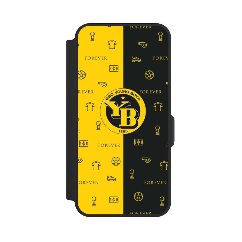 Galaxy A57 5G NIVOflip BSC YB Gelb Schwarz Muster