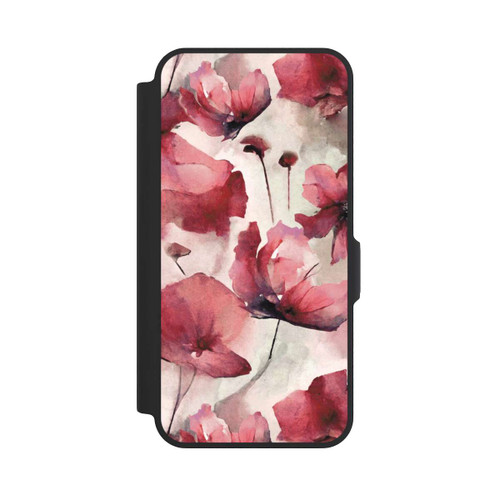 Samsung Galaxy A57 5G NIVOflip Wild Poppies Seamless Watercolour with AI