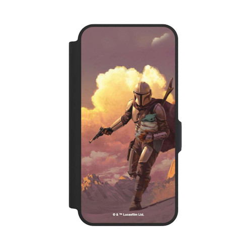 Samsung Galaxy A57 5G NIVOflip Der Mandalorianer und Grogu Sonnenguntergang Wolken
