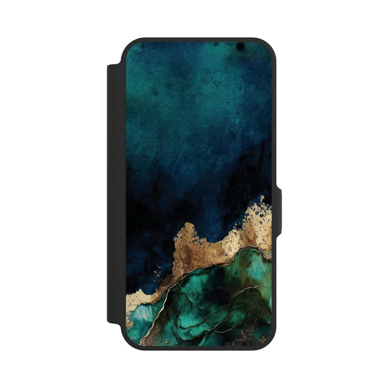 Galaxy A57 5G NIVOflip Petrolblau mit Gold