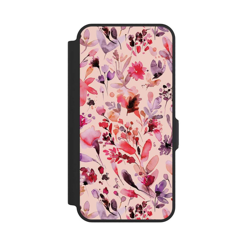 Galaxy A57 5G NIVOflip Fleurs artistiques Viva Magenta