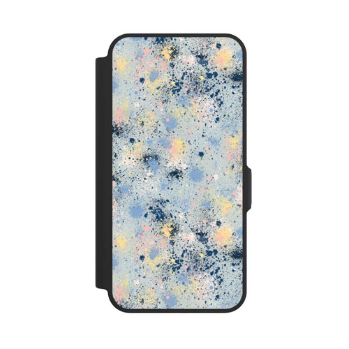 Samsung Galaxy A57 5G NIVOflip Tintentropfen Staub Textur Blau
