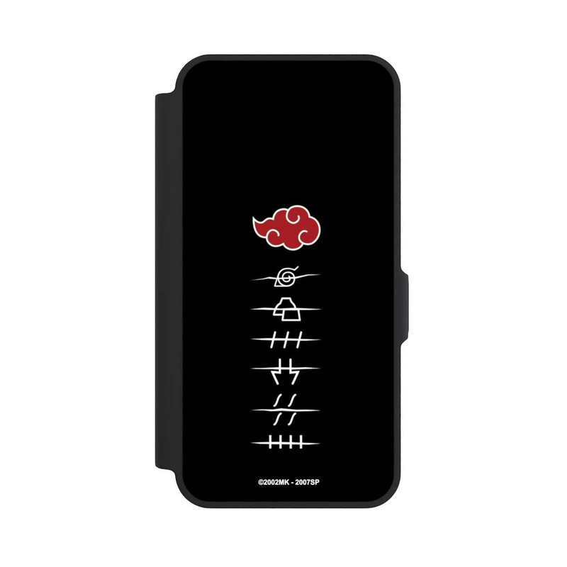 Galaxy A57 5G NIVOflip Symboles des membres de l'Akatsuki noirs