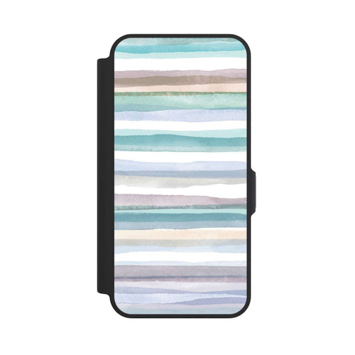 Samsung Galaxy A57 5G NIVOflip Pastellfarbene Streifen Blau