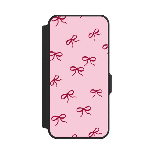 Samsung Galaxy A57 5G NIVOflip Schleifen Muster Rot Pink