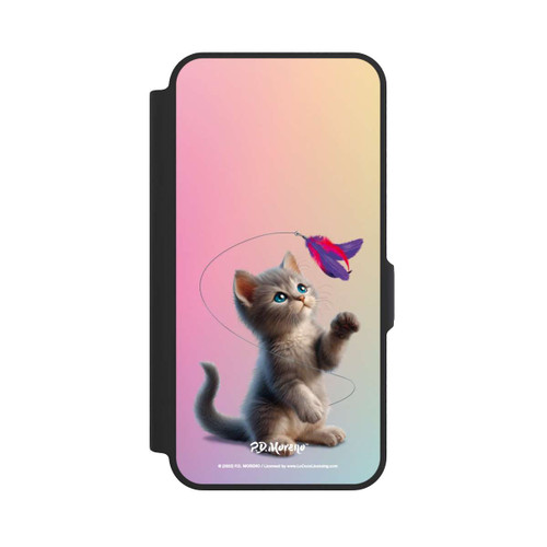 Samsung Galaxy A57 5G NIVOflip Playing Cat with Feather