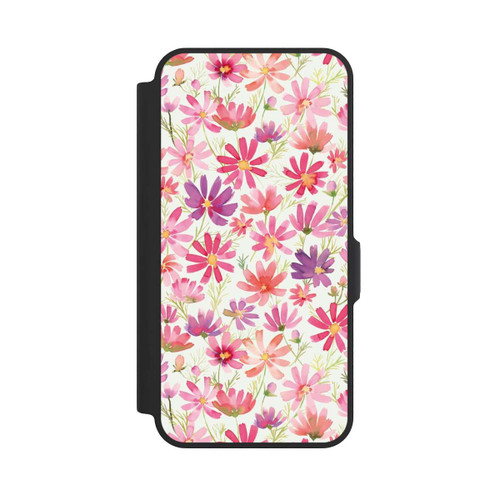 Samsung Galaxy A57 5G NIVOflip Boho Cosmos Flowers Purple
