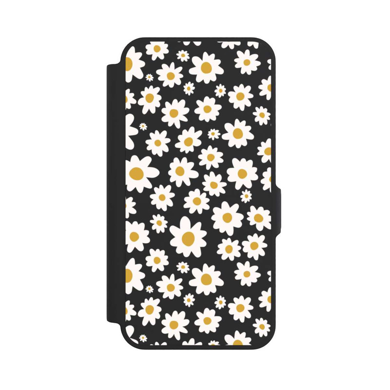 Galaxy A57 5G NIVOflip Daisy Flower Seamless Pattern Transparent