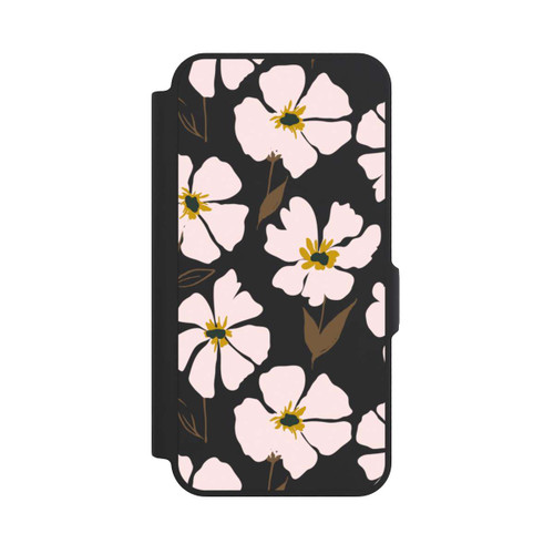 Samsung Galaxy A57 5G NIVOflip Simple Pastell Flowers Rose Transparent