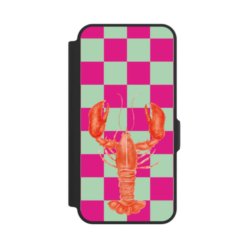 Samsung Galaxy A57 5G NIVOflip Pink Checkers Lobster