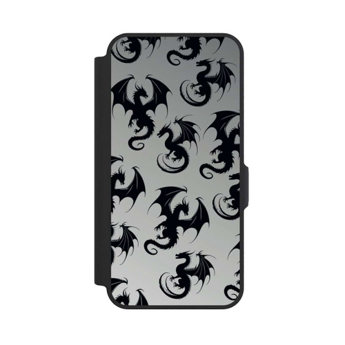 Samsung Galaxy A57 5G NIVOflip Dragon Pattern Grey