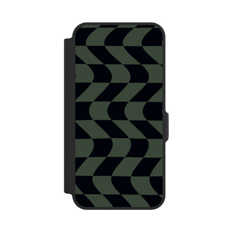 Galaxy A57 5G NIVOflip Checked Pattern Green Black