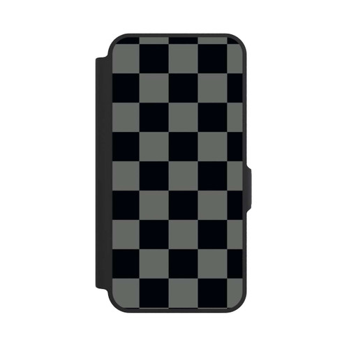Samsung Galaxy A57 5G NIVOflip Schachbrett Schwarz Grau