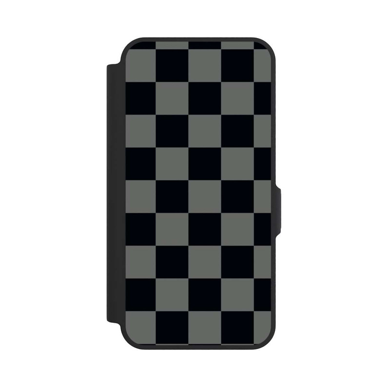 Galaxy A57 5G NIVOflip Schachbrett Schwarz Grau