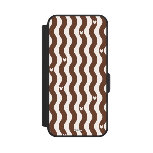 Samsung Galaxy A57 5G NIVOflip Mickey Mouse Brown Pattern Waves