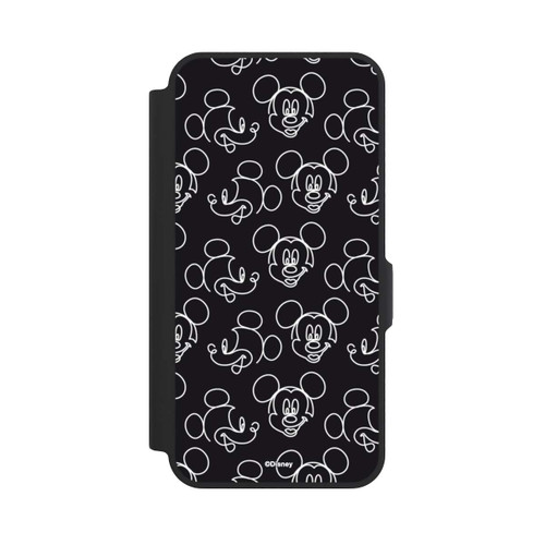 Samsung Galaxy A57 5G NIVOflip Disney Mickey Faces Black Line Art Pattern