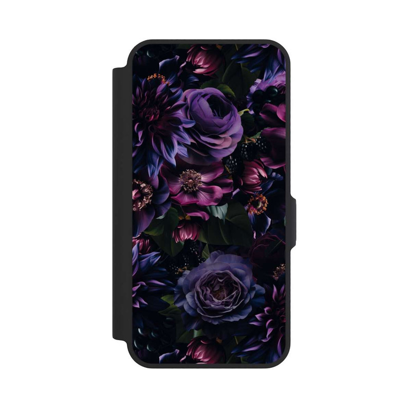 Galaxy A57 5G NIVOflip Dunkle Lila Blüten 