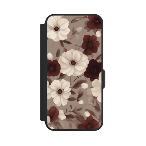Samsung Galaxy A57 5G NIVOflip Negative Flower Bordeaux White with AI