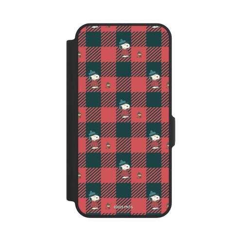 Samsung Galaxy A57 5G NIVOflip Peanuts Red Tartan Pattern
