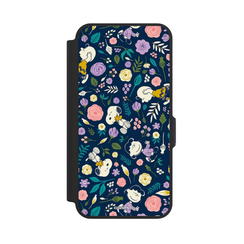 Galaxy A57 5G NIVOflip Peanuts Dark Flower Pattern