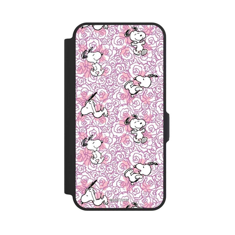 Galaxy A57 5G NIVOflip Peanuts Pink Roses Pattern