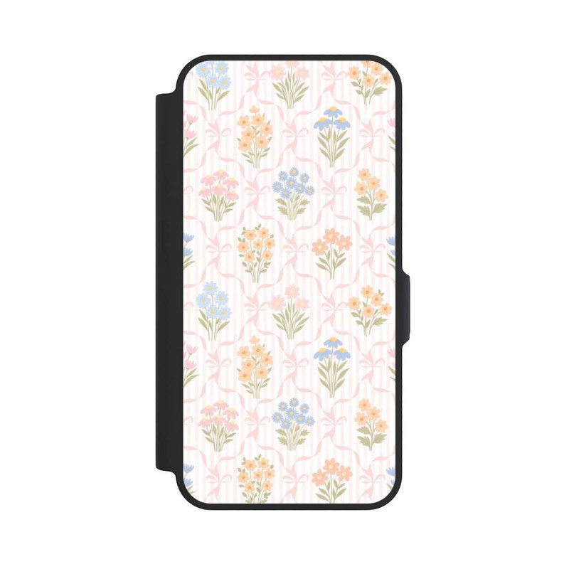 Galaxy A57 5G NIVOflip Vintage Frühlingsblumenstrauß im Cottagecore Stil