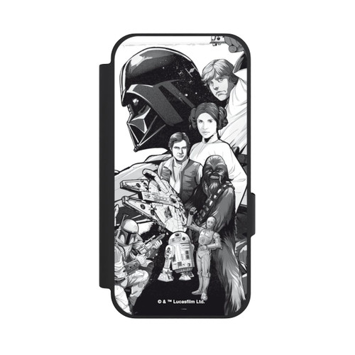 Google Pixel 10a NIVOflip Personnages StarWars - Noir et Blanc