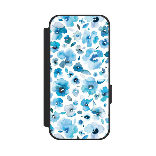 Google Pixel 10a NIVOflip Fleurs tropicales bleues