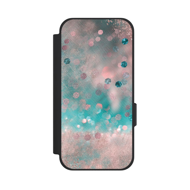 Pixel 10a NIVOflip Look pailleté glamour turquoise