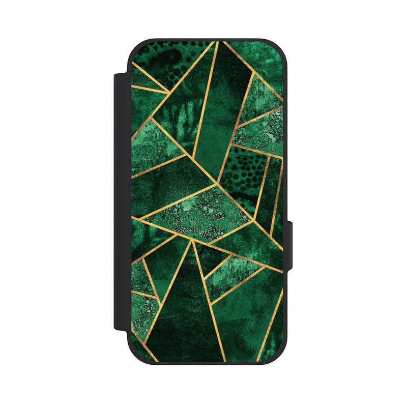 Pixel 10a NIVOflip Tief Smaragdgrün Golddruck